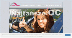 Desktop Screenshot of pakiet.com.pl